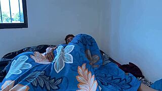 friends share bed after party and end up fucking hard