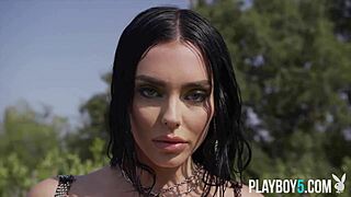 Curvy milf model kaitlynn anderson poses solo