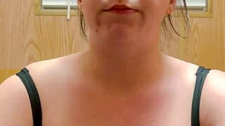 amateur milf receives a messy facial cumshot