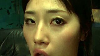 Azusa Nagasawa Powerfully Sucks Two Cocks For Huge Loads