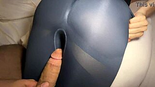 married gym girl said i could only cum on her ass dry humping cum on clothes