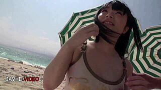 Does hina maeda crave outdoor threesome creampie with dudes?