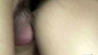 asian blonde takes huge cock in tight asshole