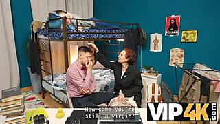 Young Russian Teacher Enjoys Hardcore Dorm Threesome