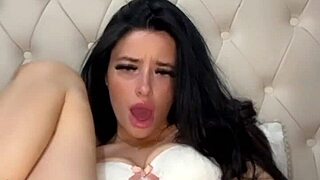 Horny British slut plays with herself