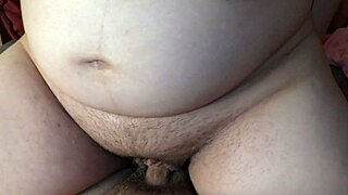 my bbw ex-girlfriend blindfold me take off condom and get a impregnate creampie