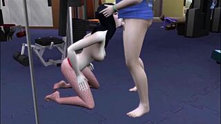Raven works out in episode thirty