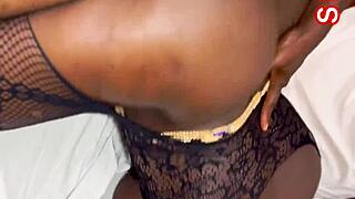 africa gh diamond he cant hold back in his tight pussy - he cums twice