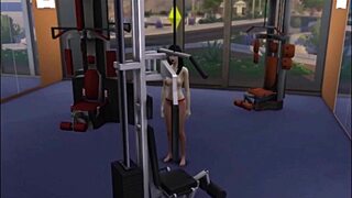 Raven works out in episode thirty