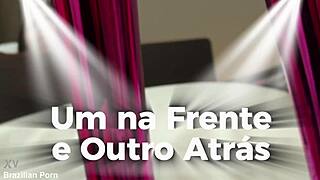 Brazilian Hotties Get Ass And Pussy Fucked