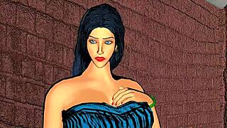 suggestive: widow bhabhi gets action in bathroom