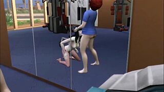 Raven works out in episode thirty