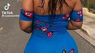 curvy young woman with big butt