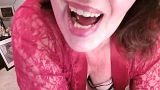 dustin returns for more from hottest redhead milf