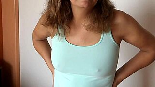 Latin Wife Masturbates To Orgasms Then Takes Cum On Tits