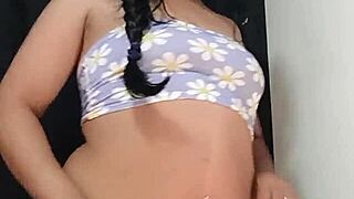 Allisonvega dances while doing a striptease now