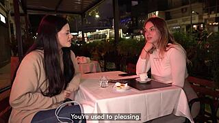 coercing her friend leads to her fucking a homeless guy