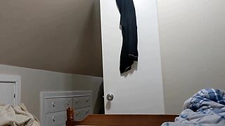 i almost finished but pulled out and came on her panties