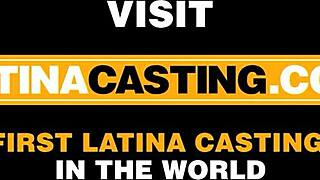 Petite Latina Handles Casting Agent Intensity