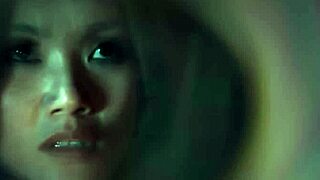 Asian girl used like toy by futa monster