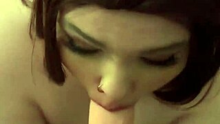 Prejac sph turns into big cock blowjob surprise