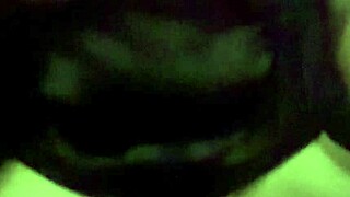Amateur dildo riding and titfucking