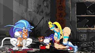 Anime girls enjoy hentai group fun