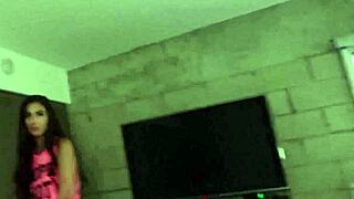 big boobs petite italian babe catches and rides pervert