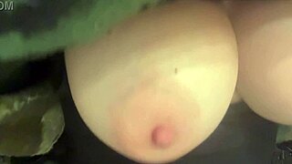 Italian milf bounces big boobs