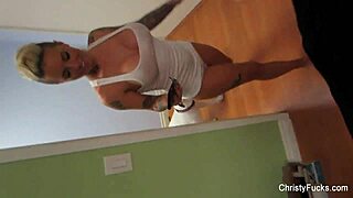Christy mack shows intense hardcore energy