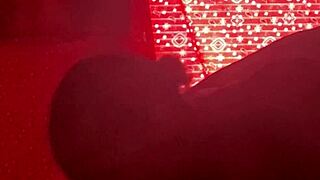 Bbw almost caught during recording session