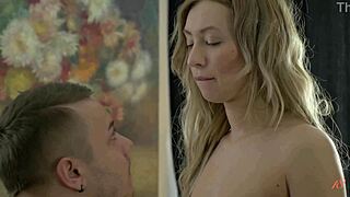 blonde girlfriend gets licked and fucked