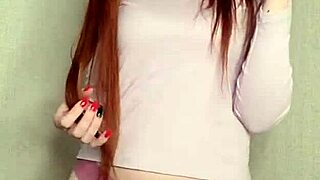 Redhead enjoys a slow smoke