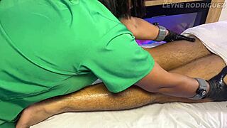 leyne rodriguez gives oiled massage with happy ending