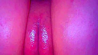 Thick latina puffy burger pussy stretched by bbc close up pov external creampie