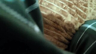 Arabic wife enjoys solo orgasm with natural tits