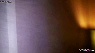 Deutsche mutti fucks with young guy after party