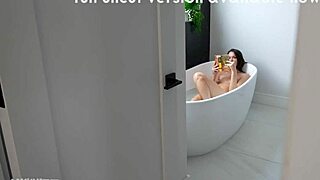 my hot neighbor caught me spying while home alone