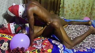 Christmas Fun With Ebony Teen