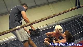 Euro dykes kiss and make up after a catfight