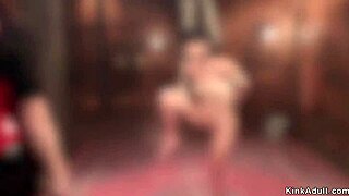 Petite asian in bondage receives intense anal