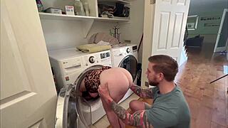 Fucking My Pawg Stuck In The Washing Machine - Steve Rickz Bigbootyandbeast