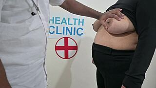 Doctor chats with patient during hospital visit today