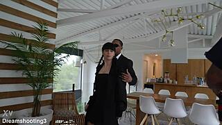 Italiana silvia soprano gets taken by two at beach house