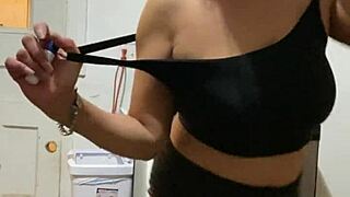 Anna maria mature latina sexy dominican milf in black part three