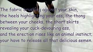 Strange girl sucks cock and swallows