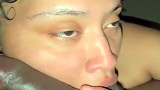 Lightskin bbw sucked dick for hours in the hood