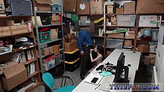 Mature police and young big tits strip cop after finding more