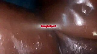 Black Dick Pounded Curvy Girl To Creampie