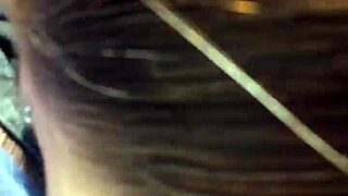 Slut sucking cock in car